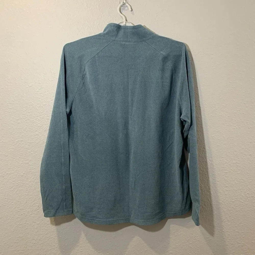 Mondetta Outdoor Project Men's Teal‎ Blue XL 1/4 Zip Pullover Active Wear Cozy